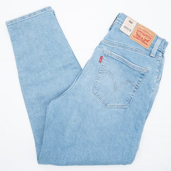 Levi's® Premium High Waisted Indigo Wash Mom Jeans Size 29 - Picture 3 of 7